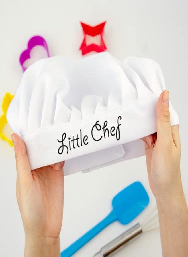 Style Secrets زيّ الطاهي الصغير من ستايل سيكرتس، مصنوع من مزيج القطن والبوليستر، يتضمن مئزراً وقبعة، مناسب للأطفال الرضع والصغار، لجلسات التصوير، والطبخ، والفنون والحرف اليدوية، والأنشطة الترفيهية، وغيرها. (من 4 إلى 7 سنوات، أبيض) - Image 4